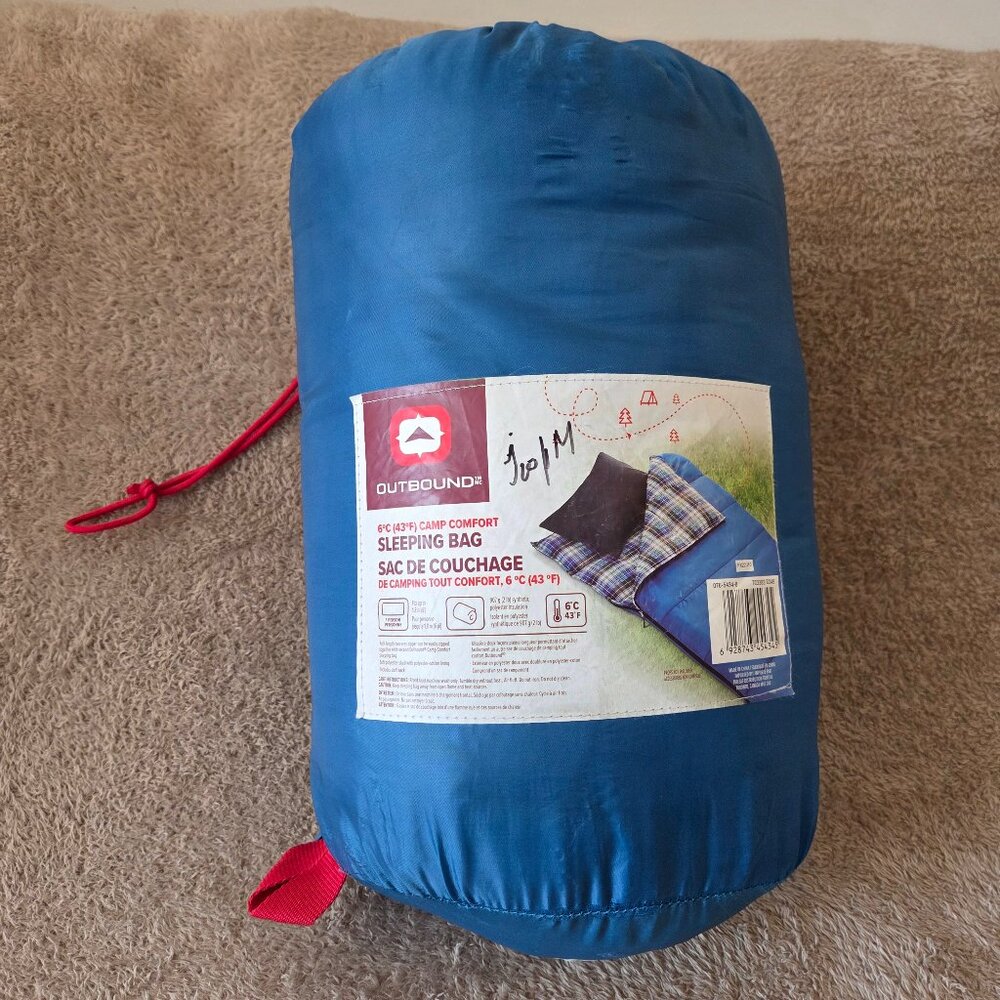 Outbound 6°C Sleeping Bag – Rectangular – Zipper fix